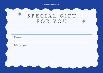 Personalised gift message card